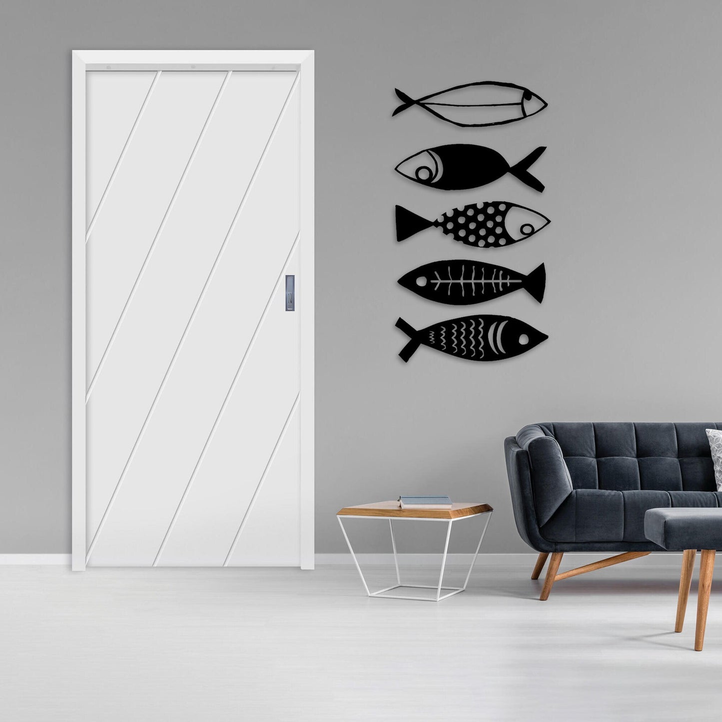 Fishing Metal Wall Art, Ocean Life Unique Metal Wall Decor, Modern Wall Art, Lake House Metal Wall Decor, Bestseller Gift, Christmas Gift