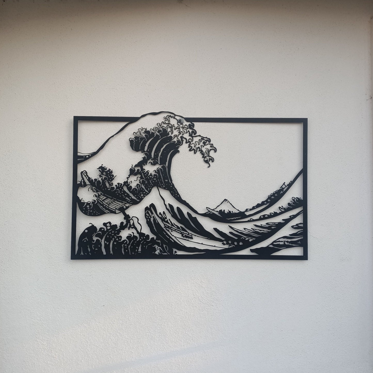 Hokusai Katsushika Wave, Kanagawa Oki Nami Ura, Ukiyo-e, The Great Wave Metal Wall Art, Famous Ocean Metal Wall Decor, Wave Lovers Gift,