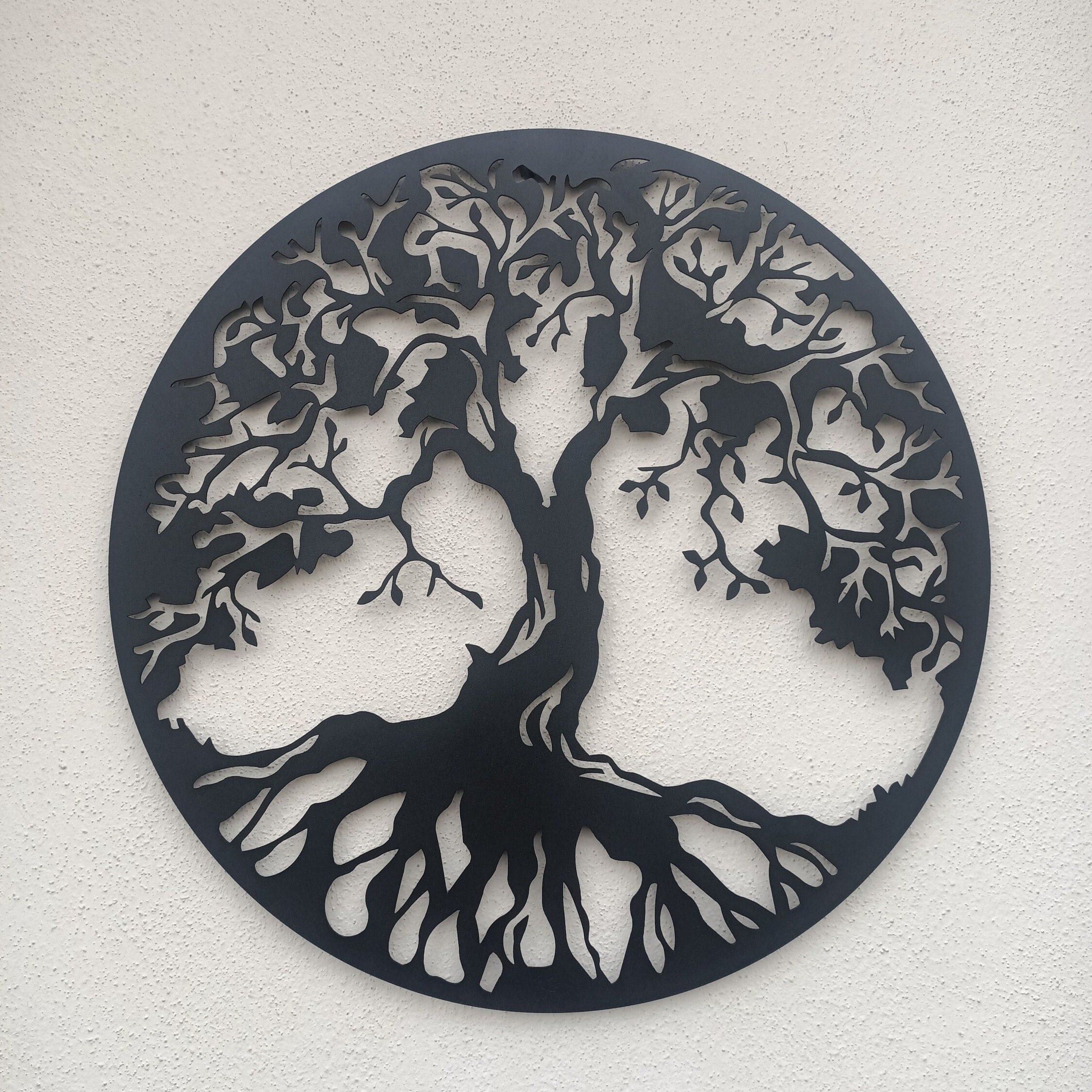 Tree Of Life Metal Wall Art, Livingroom Wall Decor, Unique Biryhday Gift, Yoga Room Metal Wall Art, Boho Style Gift, Christmas Gift for Her
