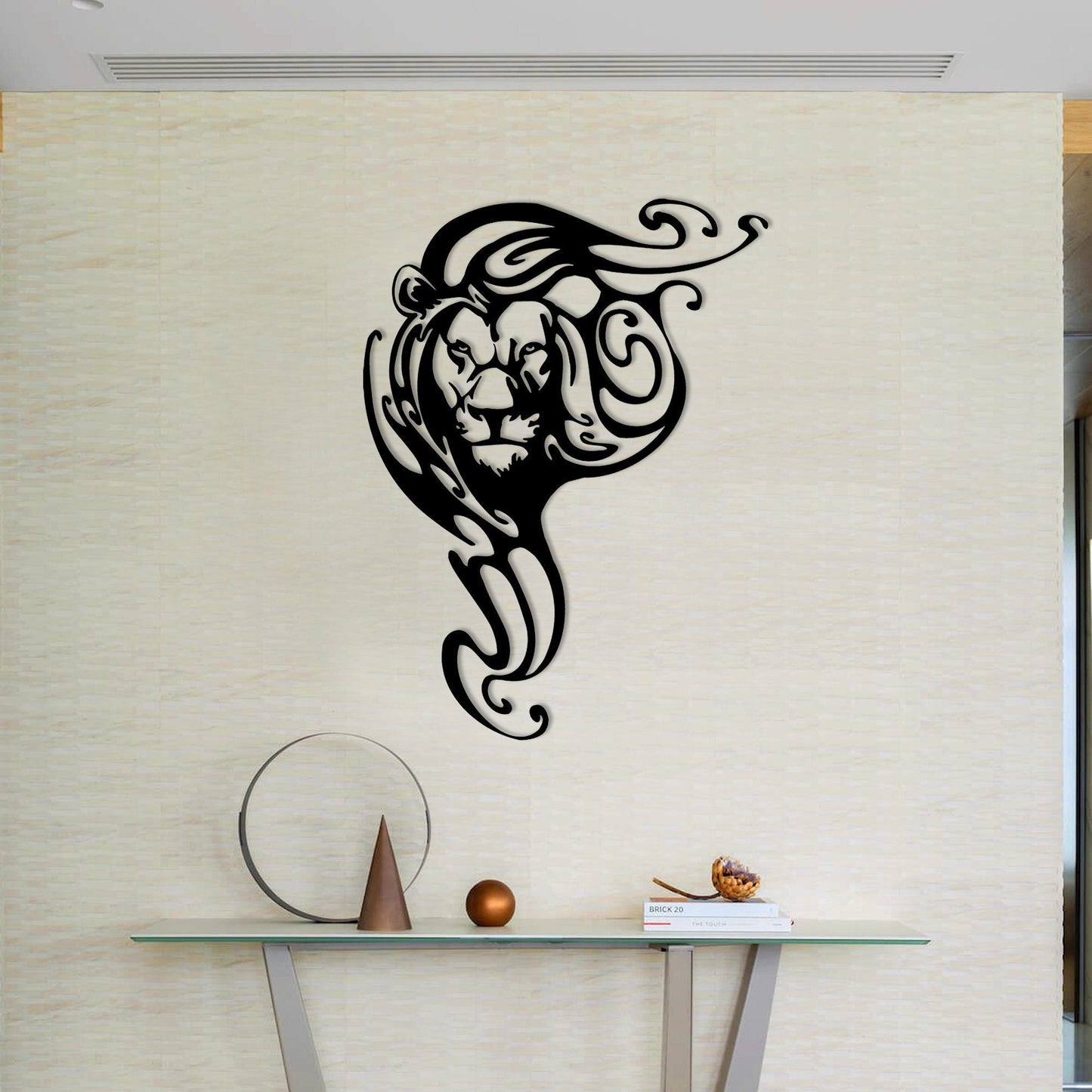 Lion Head Metal Wall Decor, Lion King Metal Wall Art, King Of The Jungle Wall Art, Huge Size Wall Decor, Wall Hanging, Gift for Her