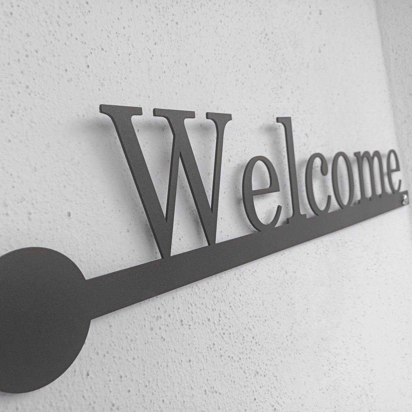 Welcome Metal Wall Art, Unique Home Porch Decor, New House Metal Gift, Welcome Metal Sign, House Entrance Metal Welcome, Gift for Her