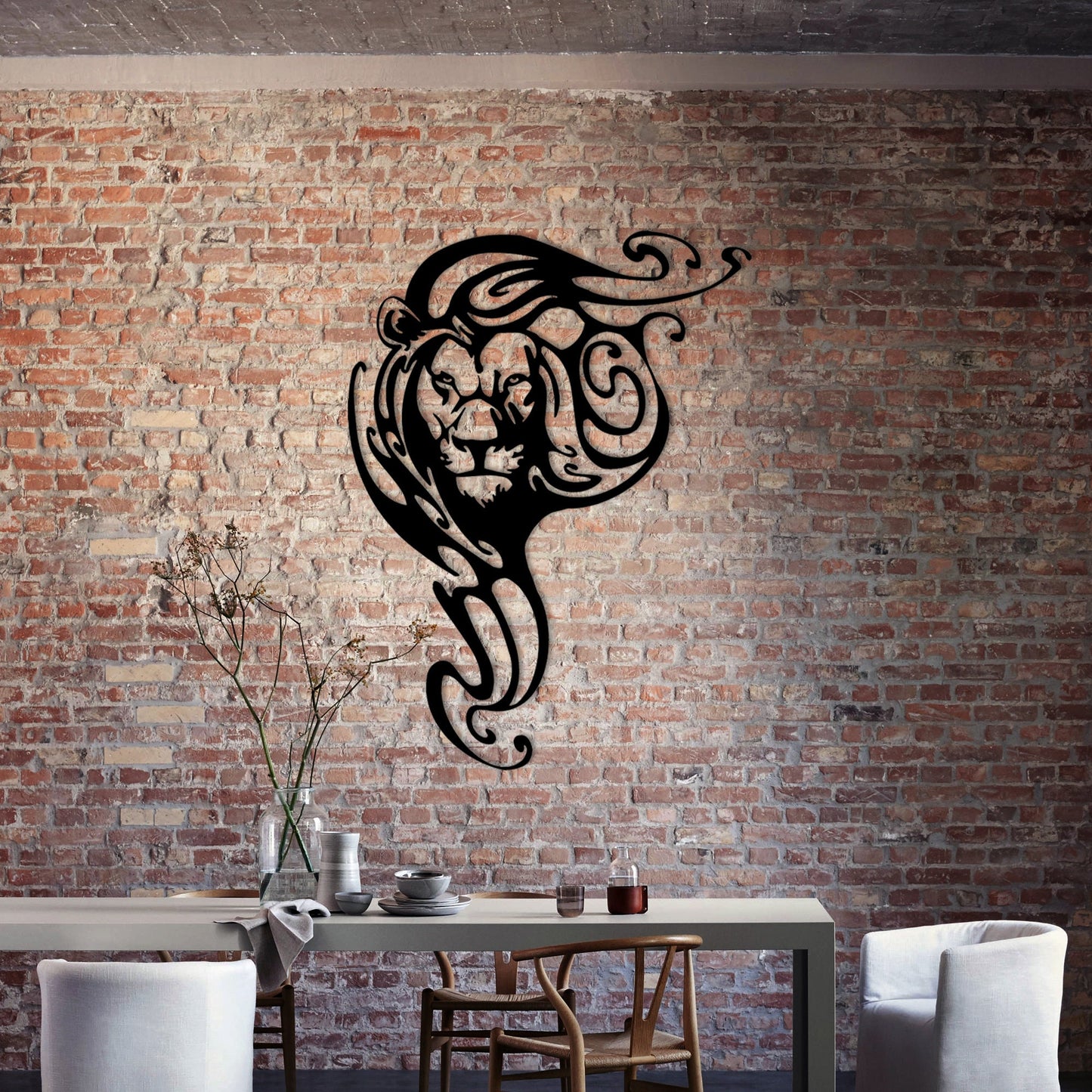 Lion Head Metal Wall Decor, Lion King Metal Wall Art, King Of The Jungle Wall Art, Huge Size Wall Decor, Wall Hanging, Gift for Her