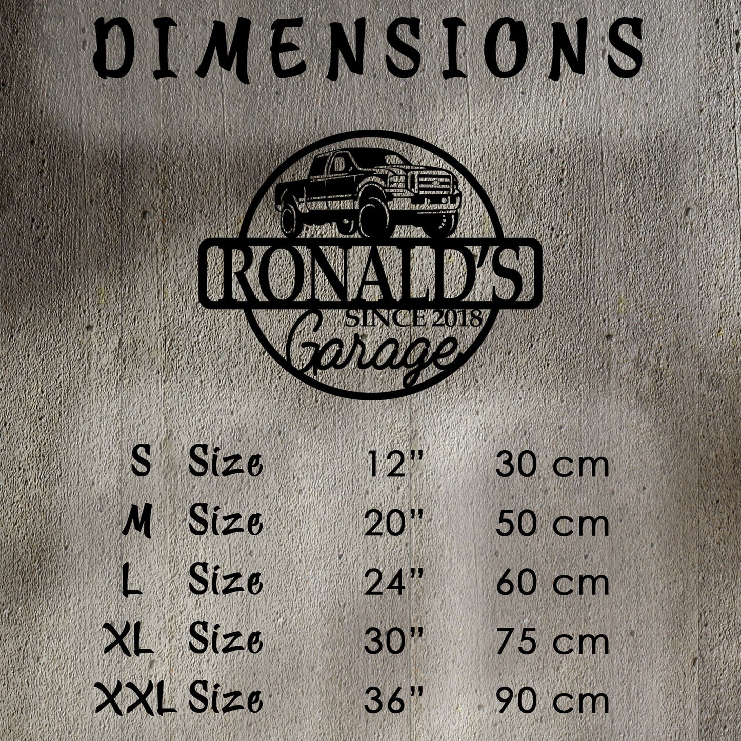 Custom Metal Sign for Garage, Personilazed Metal Garage Sign, Car Lovers Custom Metal Gift, Custom Car Shop Metal Sign, Garage Birthday gift