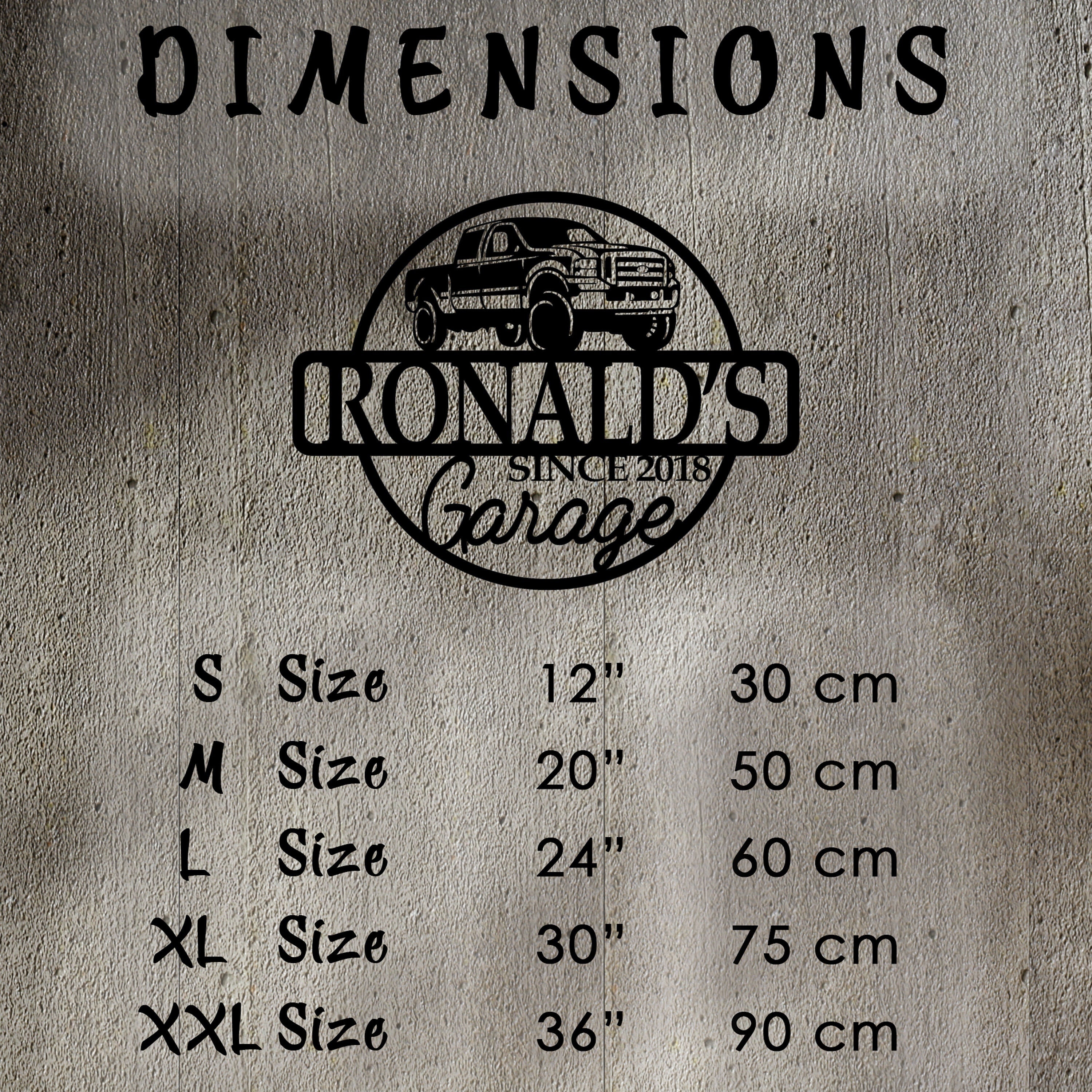 Custom Metal Sign for Garage, Personilazed Metal Garage Sign, Car Lovers Custom Metal Gift, Custom Car Shop Metal Sign, Garage Birthday gift