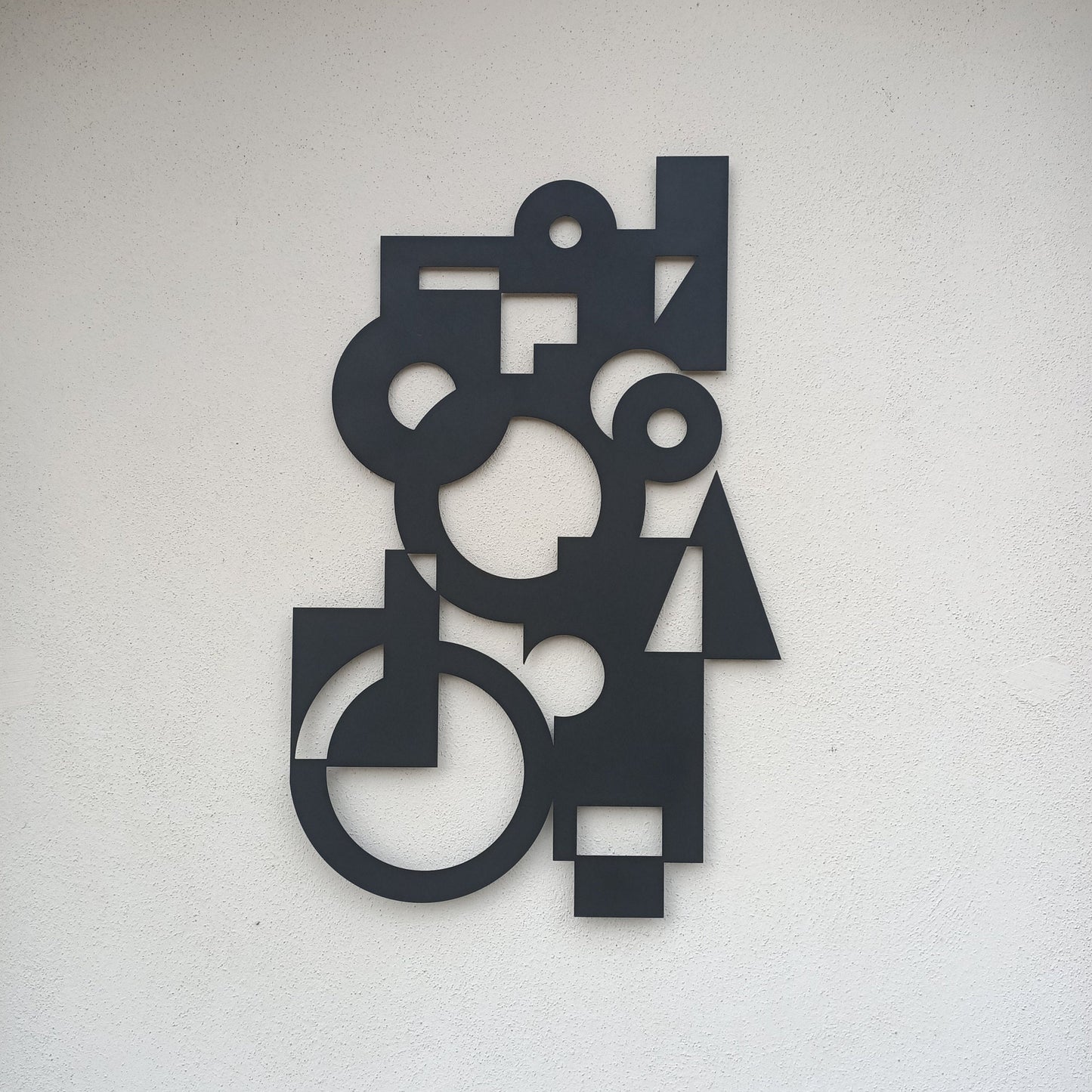 Geometric Metal Wall Art, Office Entry Metal Wall Decor, Circular or Triangle Metal Wall Art, Porch Metal Wall Art, Valentines Day Gift