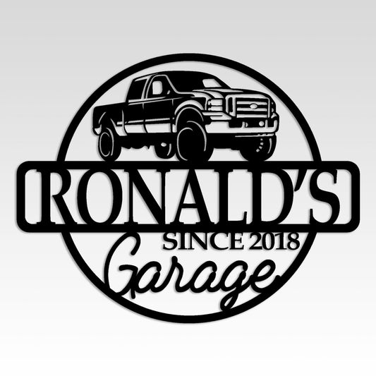 Custom Metal Sign for Garage, Personilazed Metal Garage Sign, Car Lovers Custom Metal Gift, Custom Car Shop Metal Sign, Garage Birthday gift