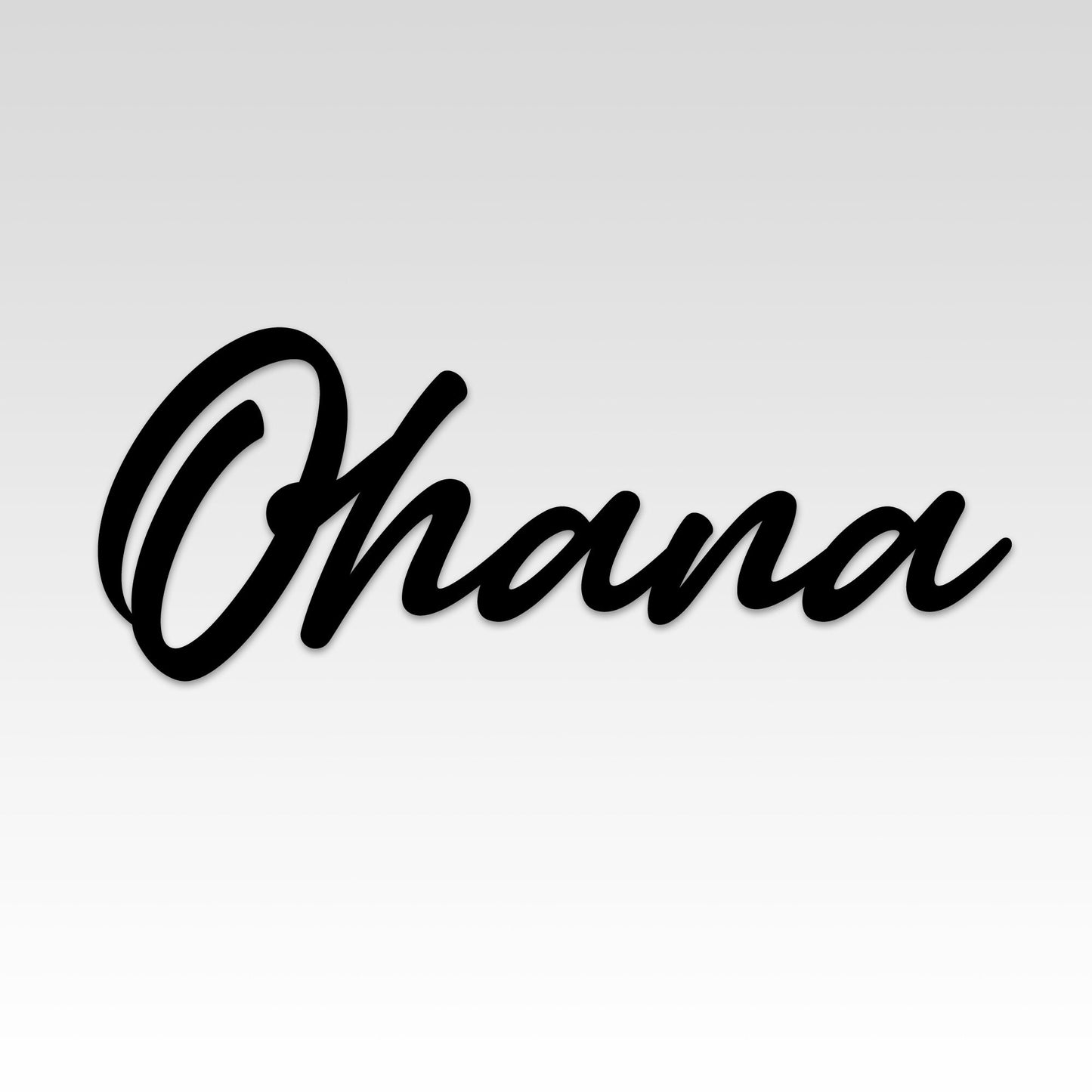 Ohana Metal Wall Art, House Entry Metal Decor, Bedroom Metal Wall Art, Beach Club Metal Wall Art, Sea Lovers Gift, Valentines Day Gift