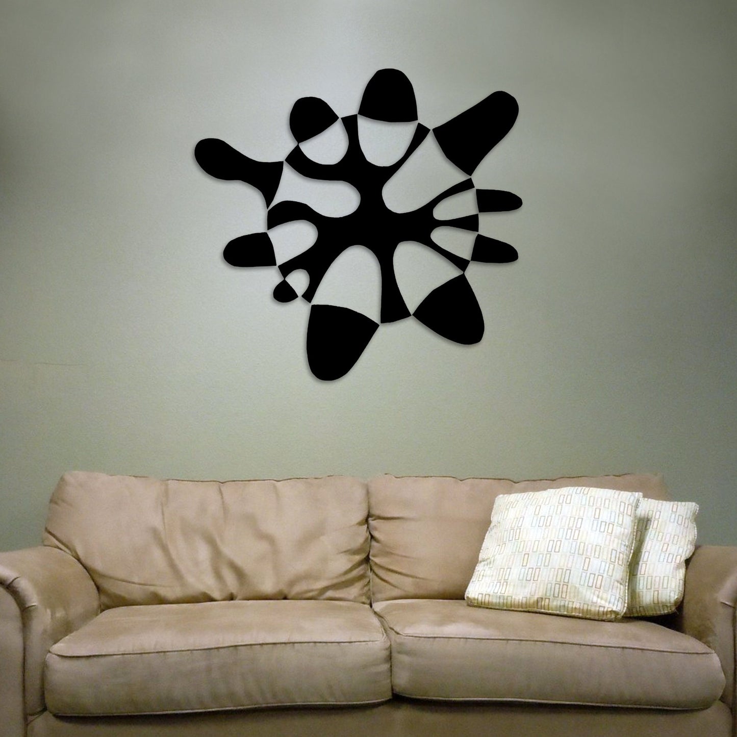 Splash Metal Wall Art, Unique Cartoon Metal Wall Decor, Unique Birthday Gift, Child Room Wall Art, Housewarming Gift, Valentines Day Gift