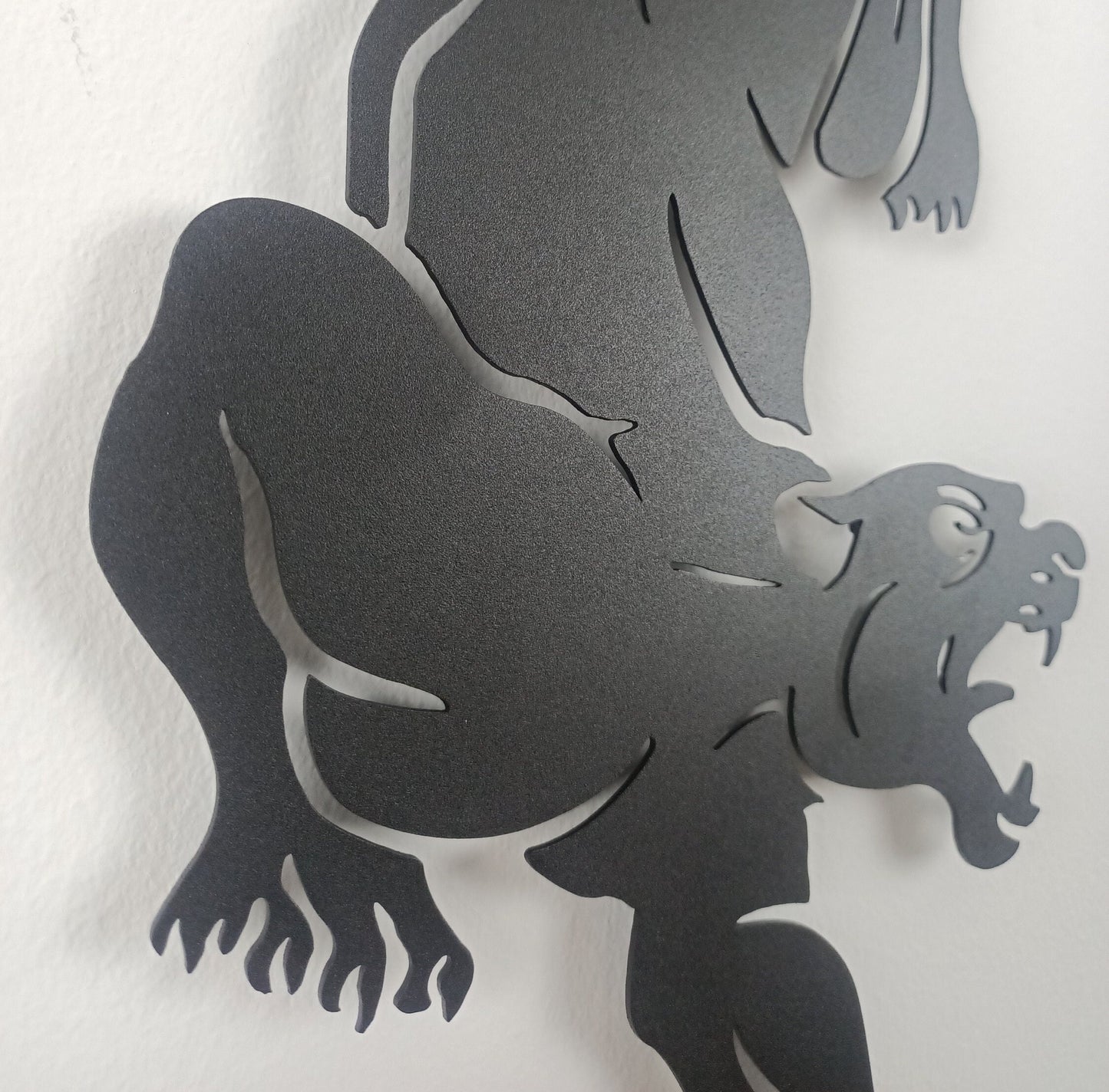 Black Panther Metal Wall Art, Wildlife Metal Wall Decor, Large Animal Metal Art, Metal Wall Sculpture, Livingroom, Gift for him