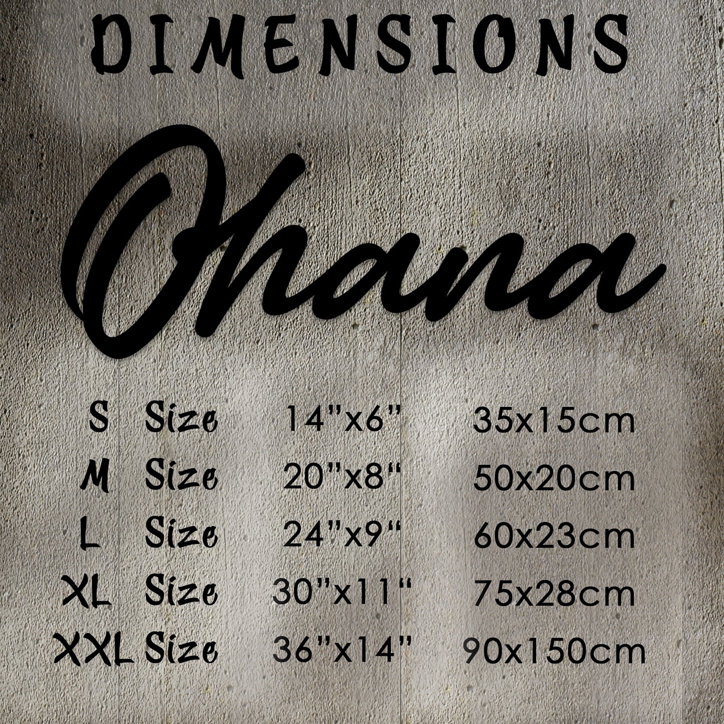 Ohana Metal Wall Art, House Entry Metal Decor, Bedroom Metal Wall Art, Beach Club Metal Wall Art, Sea Lovers Gift, Valentines Day Gift