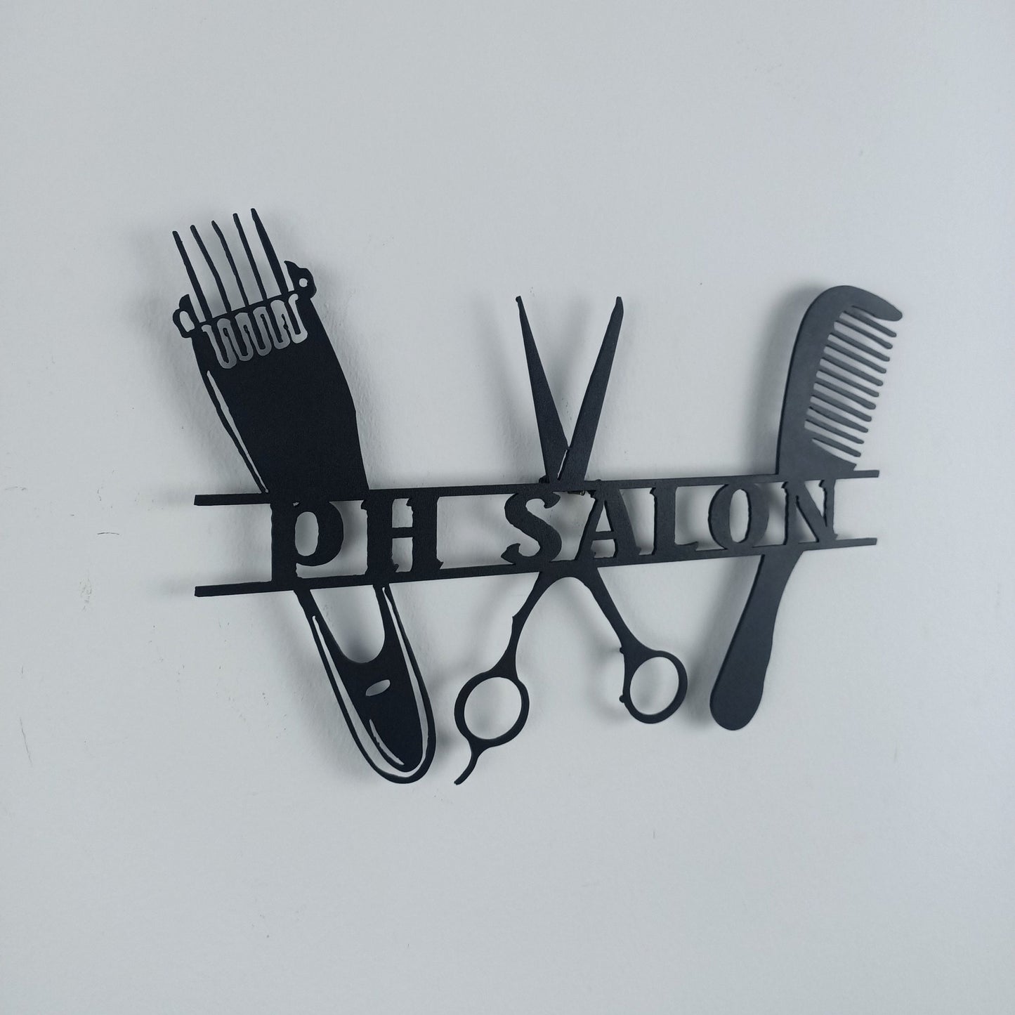 Custom Barber Metal Sign, Personalized Hairdresser Hair Salon Sign, Unique Barber Shop Decor, Barber Gifts, Valentines Day Gift