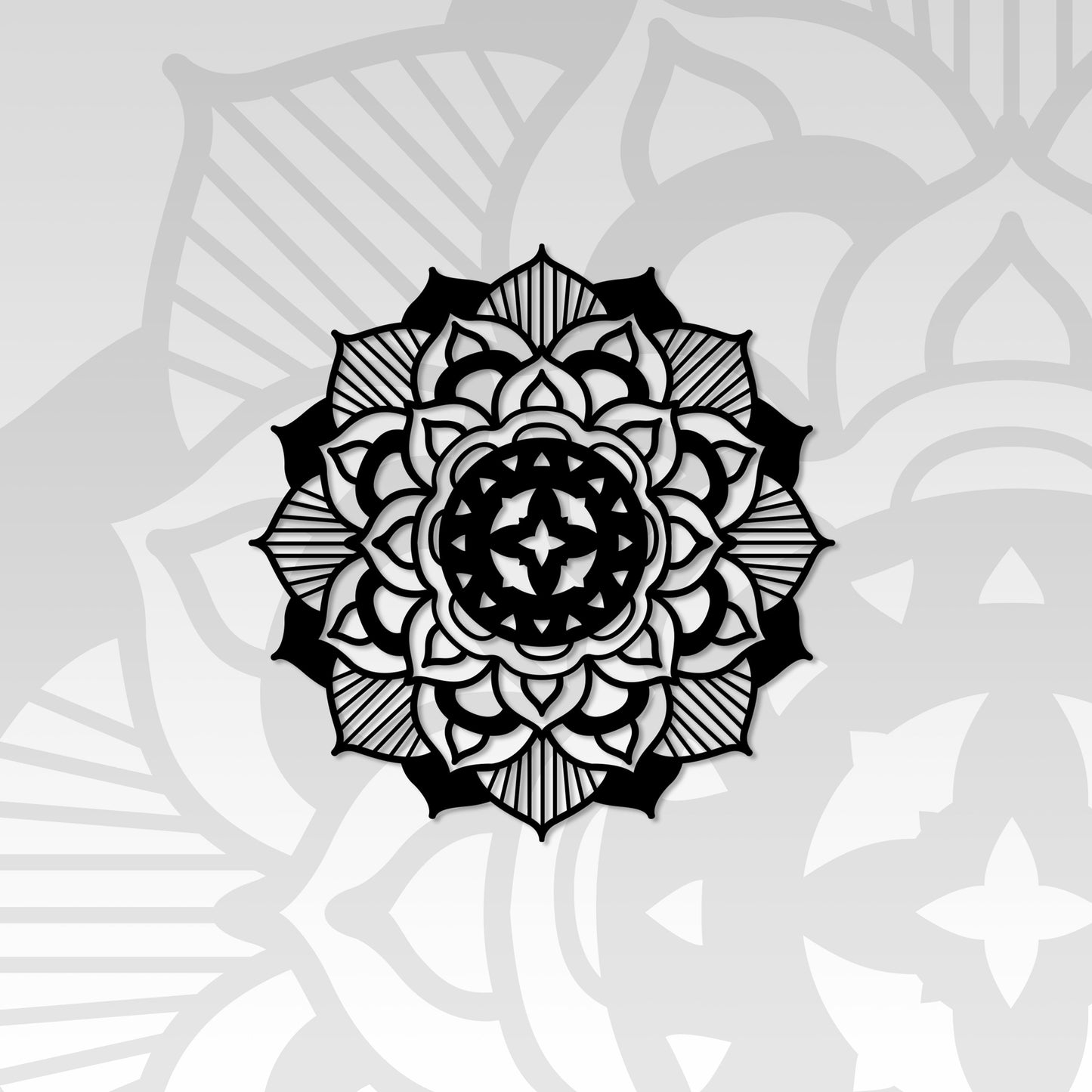 Mandala Metal Wall Art, Yoga Room Wall Decor, Porch Metal Wall Art, Headboard Wall Art, Unique Birthday Gift, Valentines Day Gift