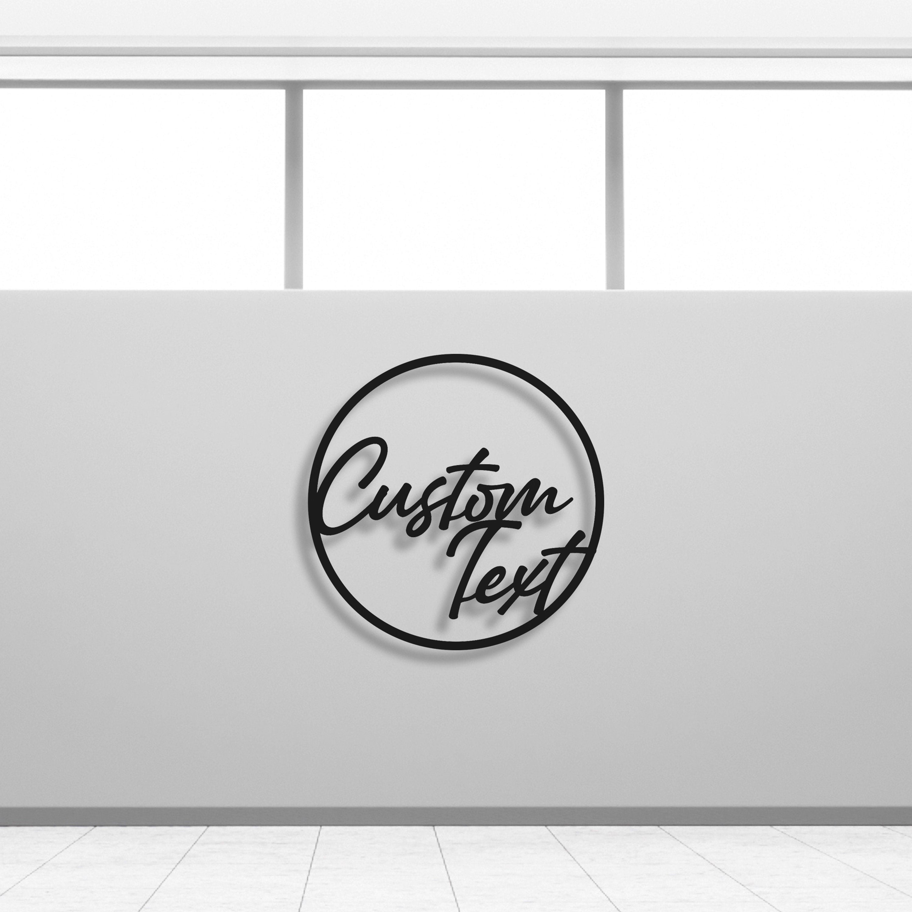 Custom Metal Text, Personilazed Metal Word, Unique Metal Family Name, Unique Birthday Gift, Easy to Hang, Metal Word Sign, Metal Wall Art