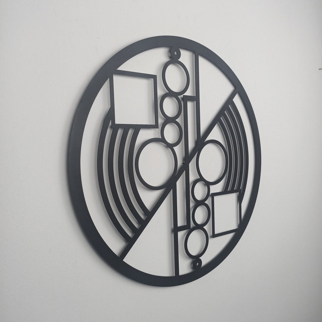 Geometric Metal Wall Art, Golden Ratio Metal Wall Decor, Spiral Metal Line Wall Art, Office Metal Wall Art, Custom Design Metal Wall Art
