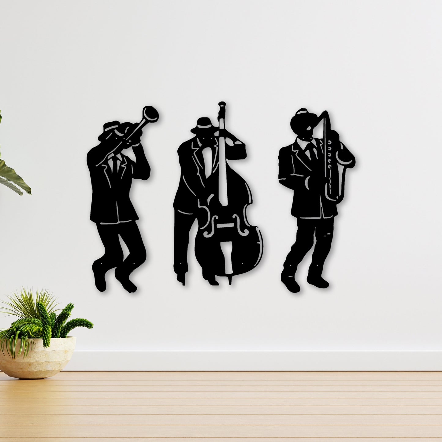 Jazz Metal Wall Art, Musican Metal Wall Decor, Jazz  Lovers Unique Gift, Retro Style Metal Wall Art, Valentine's Day Gift