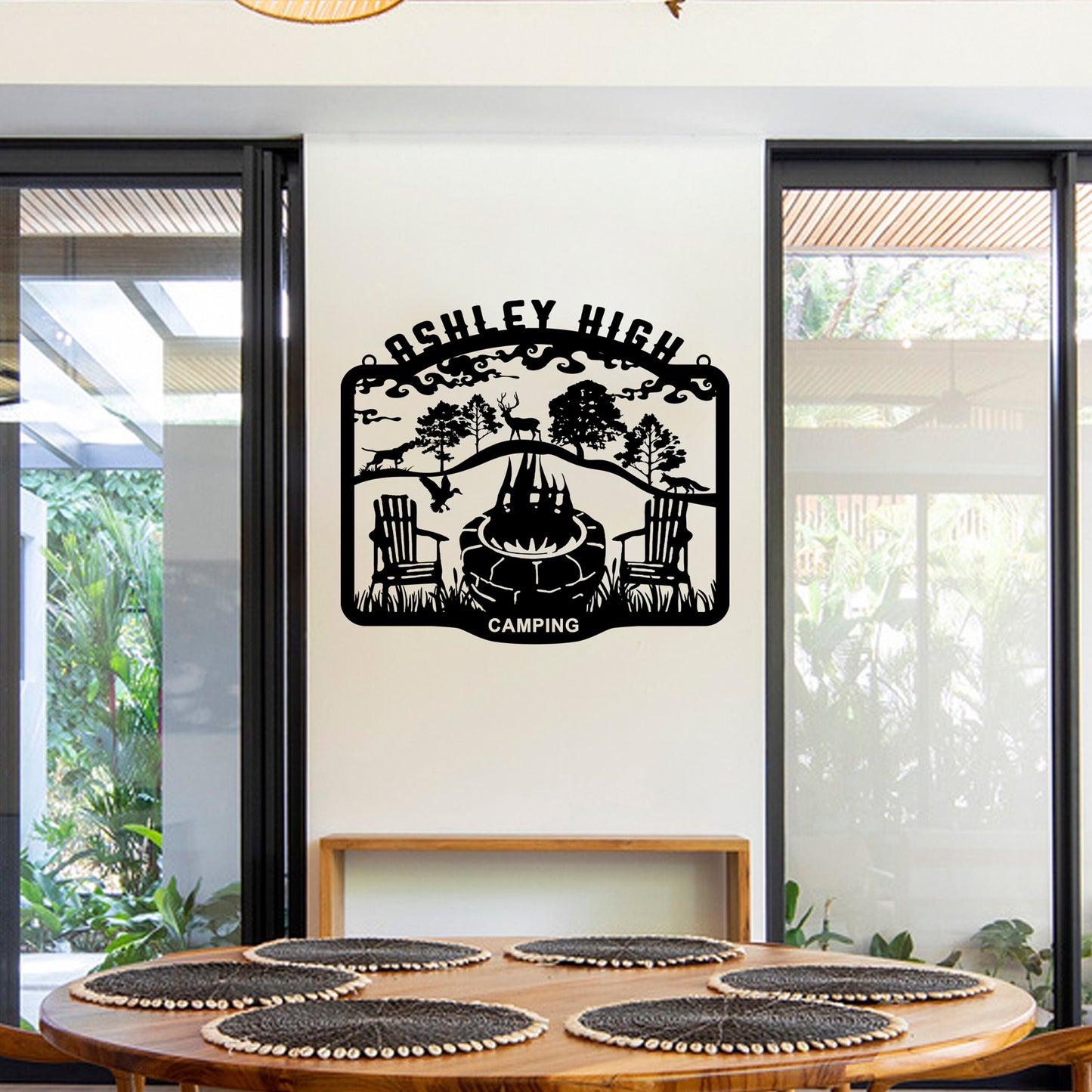 Custom Winter Garden Entry Metal Sign, Personalized Metal Ranch Name Sign, Unique Christmas Gift, House Garden Metal Decor, Anniversay Gift