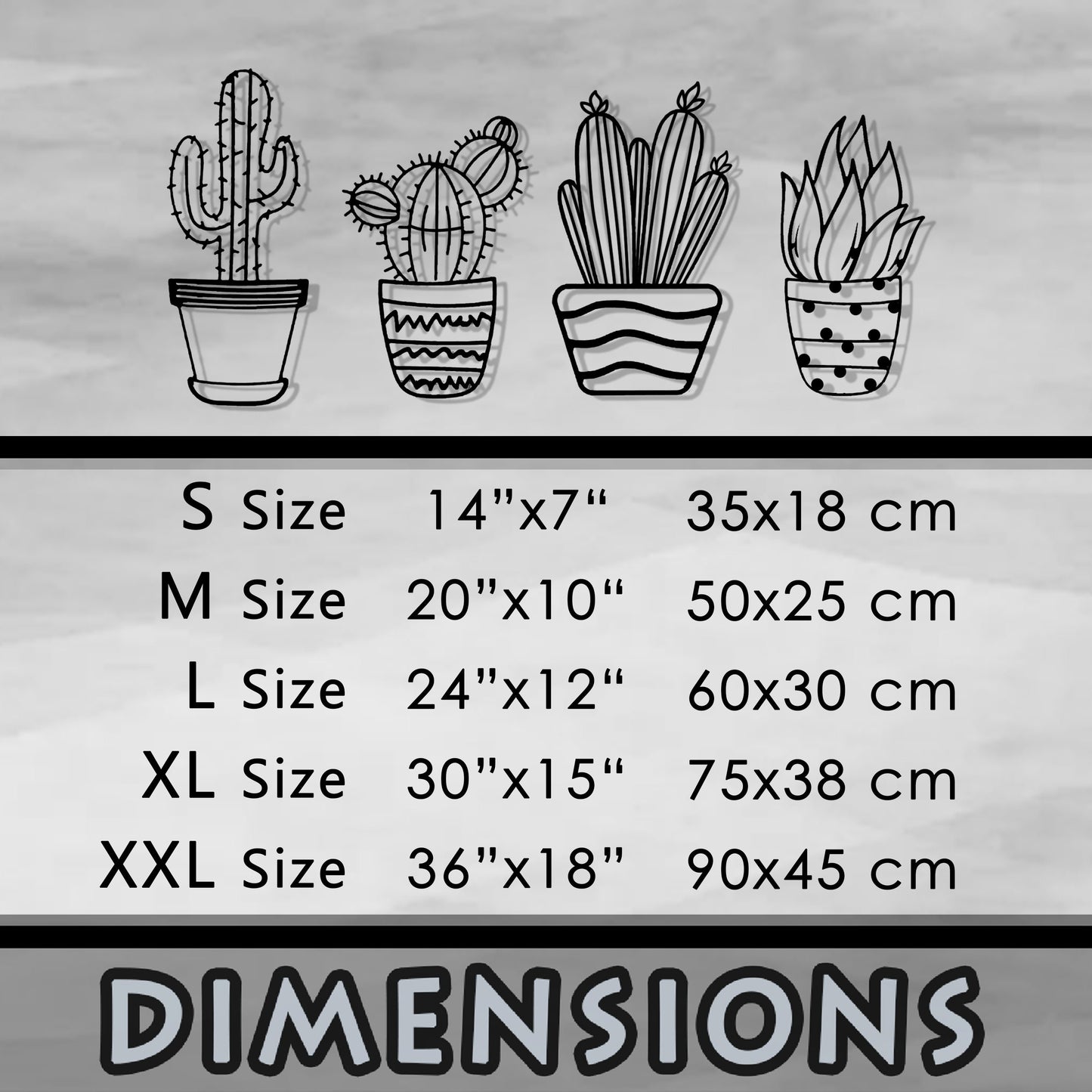 Cactus Metal Line Wall Art, Unique Metal Line Art, Four Cactus Metal Wall Art, 4 Set of Wall Decor, Valentine's Day Gift, Gift for him