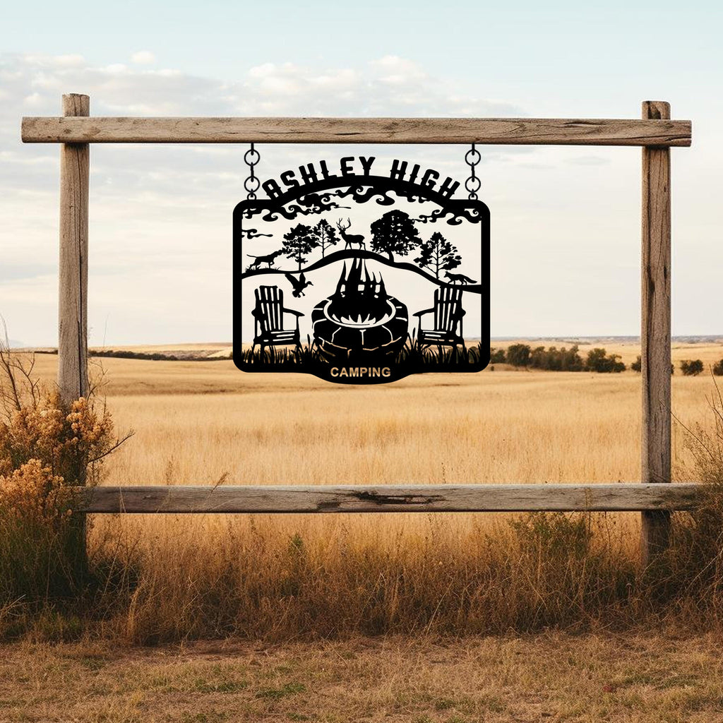 Custom Winter Garden Entry Metal Sign, Personalized Metal Ranch Name Sign, Unique Christmas Gift, House Garden Metal Decor, Anniversay Gift