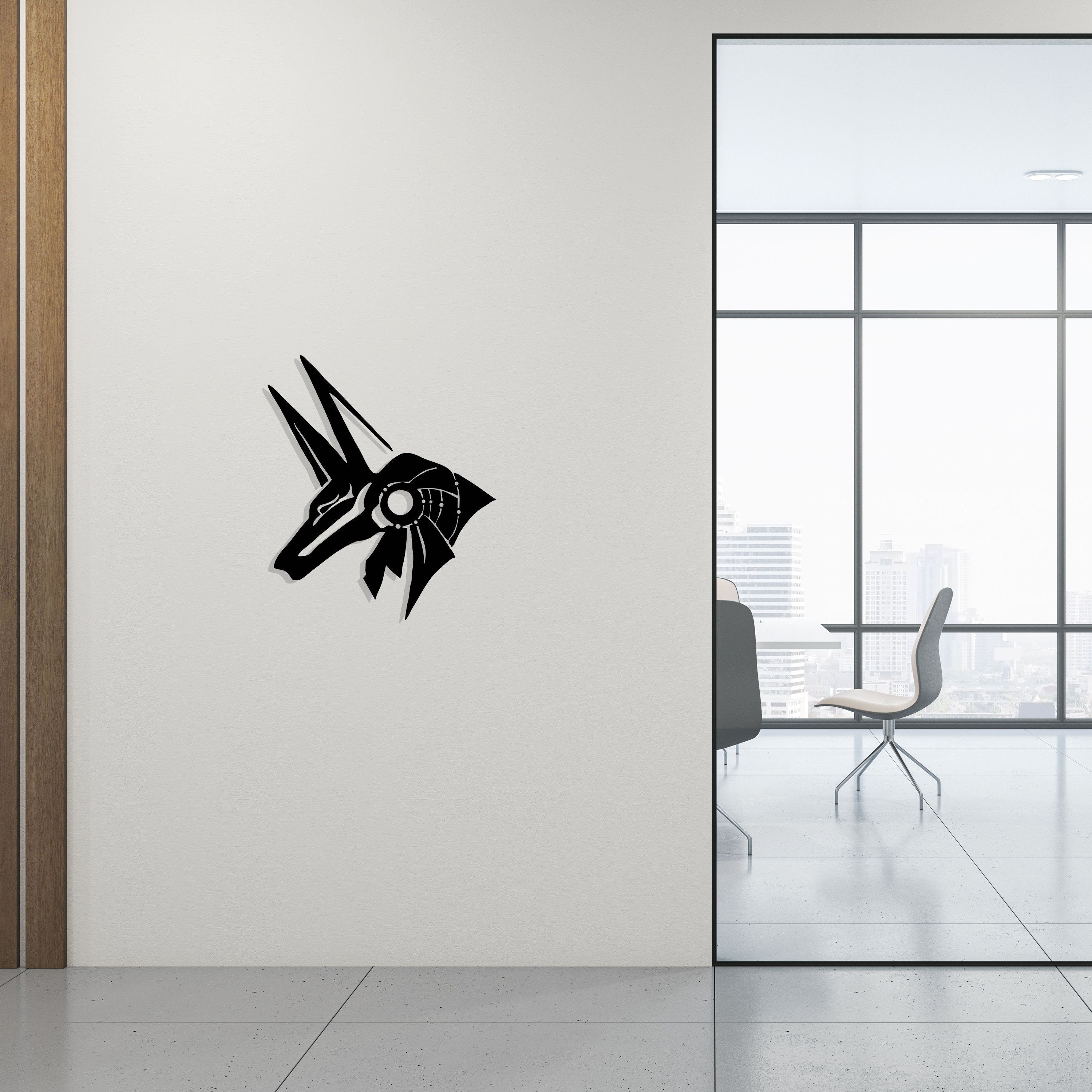 Anubis Metal Wall Art, Egyptian Lovers Unique Birthday Gift, Valentines Day Gift , Iconic Mythology Metal Art, Easy to Hang, Housewarming