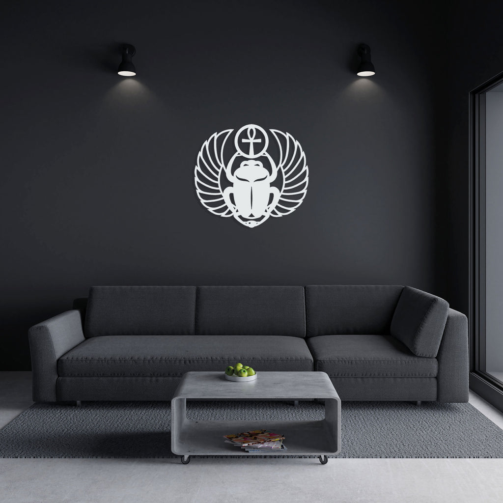 Scarab Metal Wall Art, Egyptian Lovers Unique Birthday Gift, Christmas Gift, Iconic Mythology Metal Wall Art, Iconic metal wall art,
