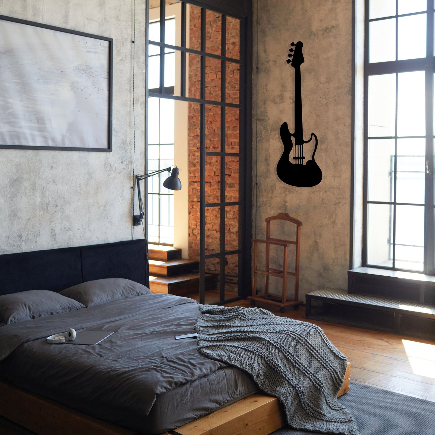 Guitar Metal Wall Art, Guitar Unique Birthday Gift, Metal Wall Art Music Lovers, Valentines Day Gift, Musican Bar Sign, Headboard Wall Art
