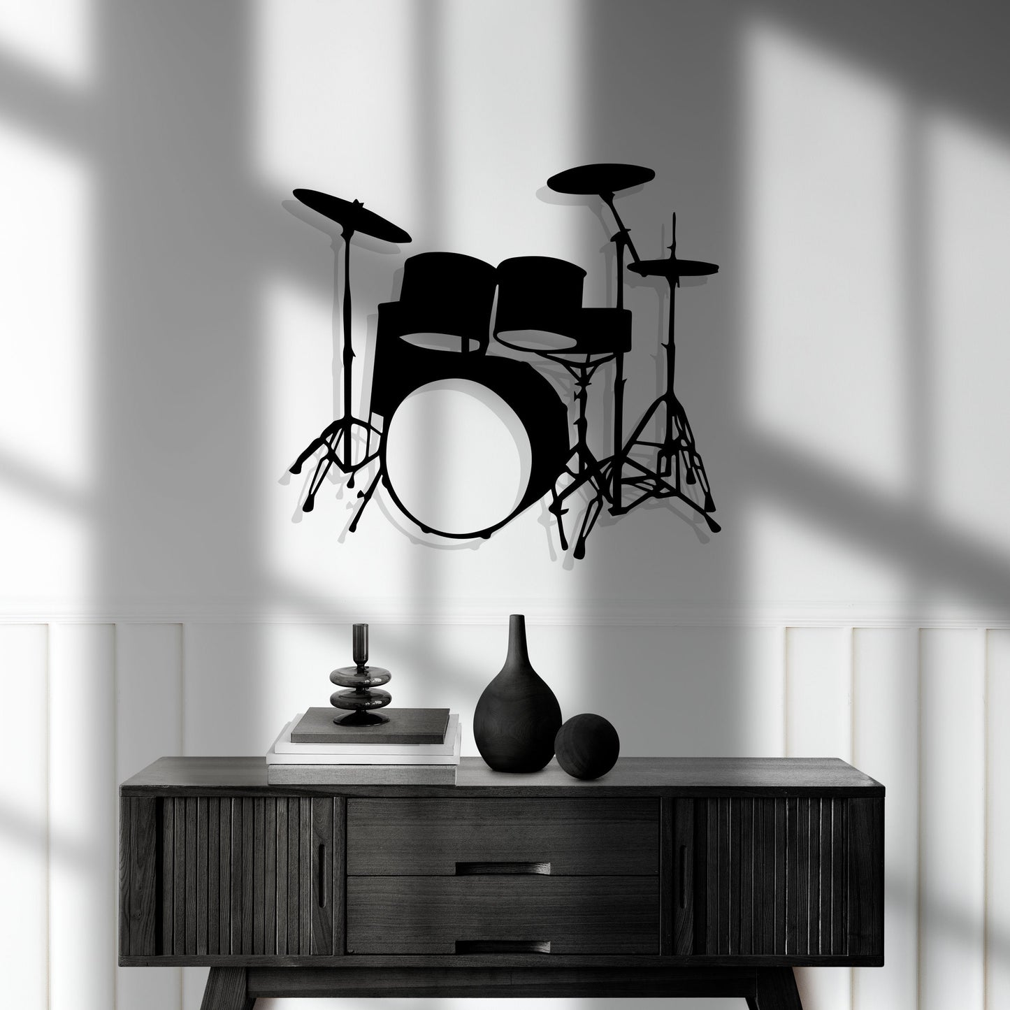 Drums Metal Line Wall Art, Line Art Metal Musican, Unique Musicians Lovers Gift, Music Room Unique Decor, Gift for Her, Valentine's Day Gift