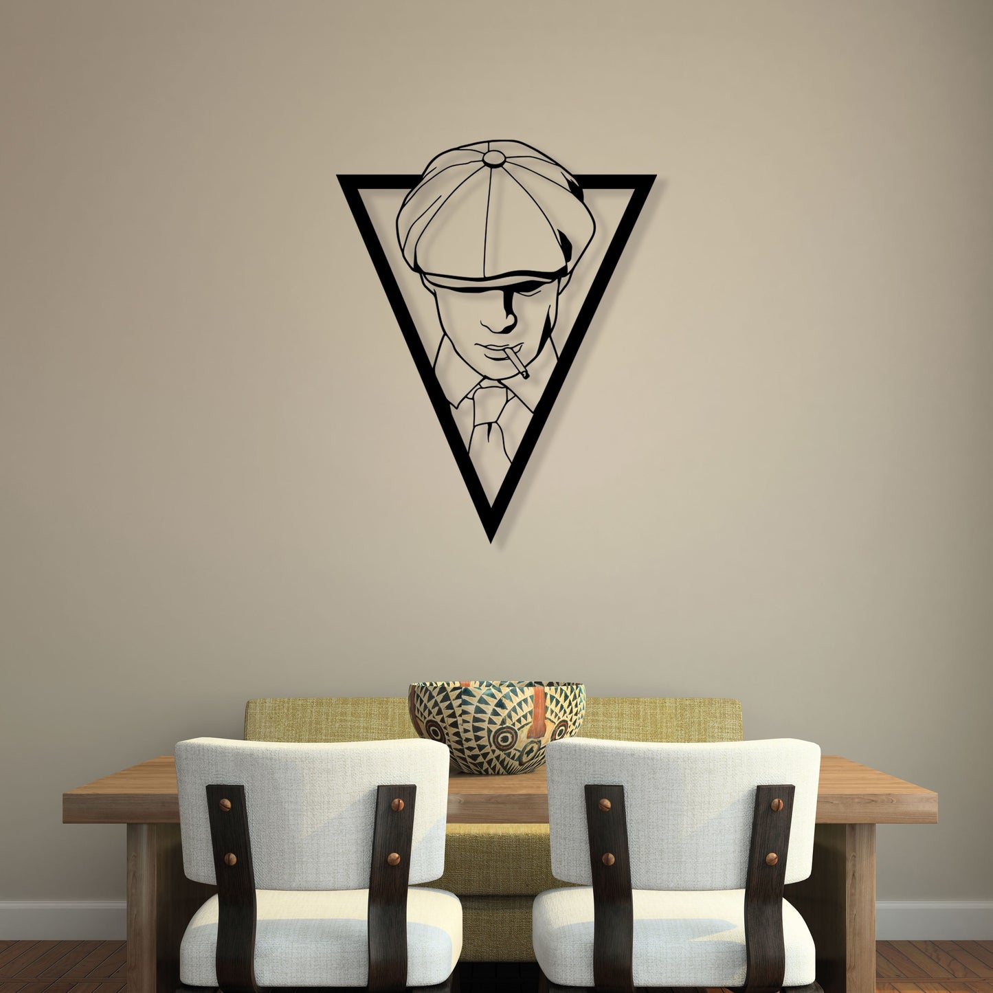 Peaky Blinders Thomas Shelby Metal Wall Art, Shelby Lovers Unique Birthday Gift, iconic Movie Metal Wall Art, Gift for Her, Christmas Gift