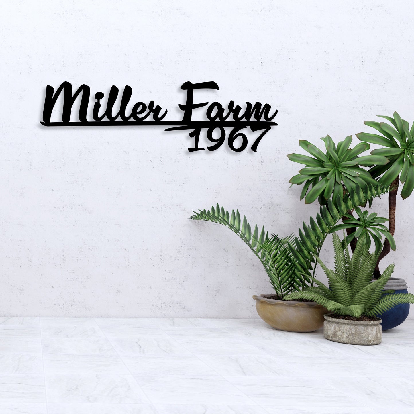 Custom Metal Family Name Sign, Personalized Villa Name Sign, Unique Custom Metal Sign, Christmas Gift, Custom Address Name and Number
