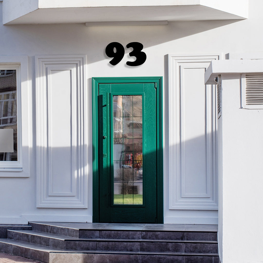 Metal House Number Sign, House Number Metal Custom Sign, Personalized Metal Villa Adress Sign, Best Anniversary Gift, Gift For Family