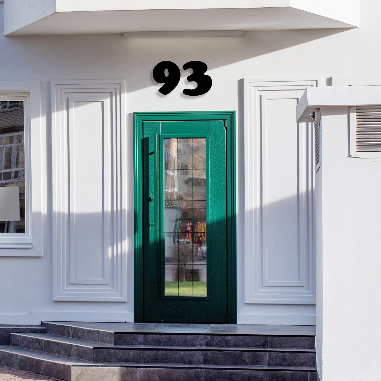 Metal House Number Sign, House Number Metal Custom Sign, Personalized Metal Villa Adress Sign, Best Anniversary Gift, Gift For Family