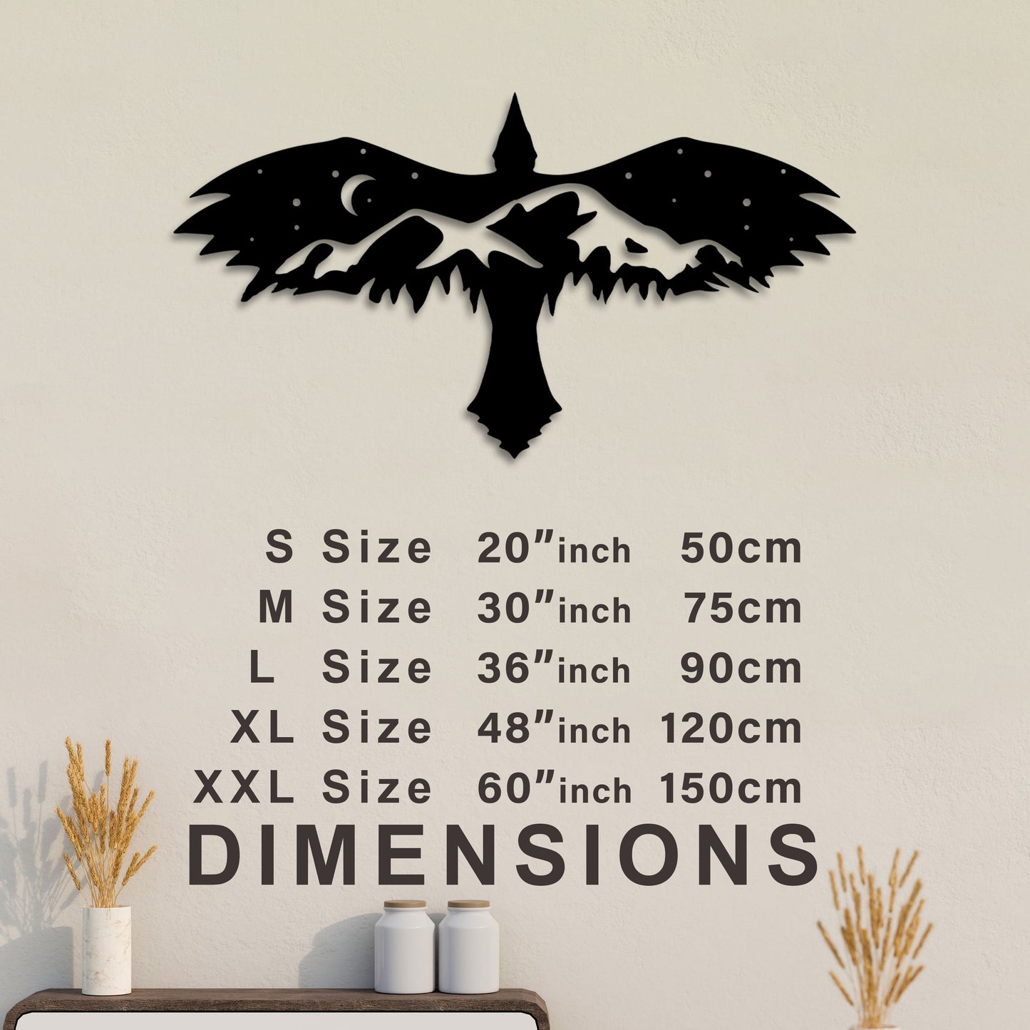 Eagle Metal Wall Art, Mountain Metal Home Decor, Unique Birthday Gift, Porch Wall Art, Eagle Lovers Gift, Housewarming, Valentine's Day Gift