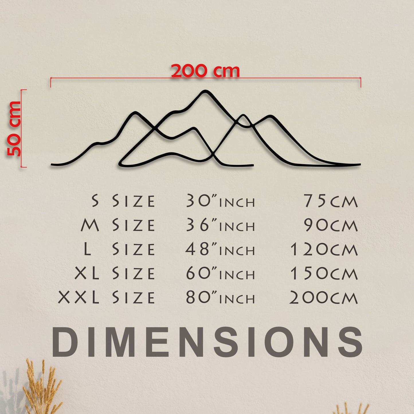 Metal Mountain Wall Line Art, Minimalist Metal Line Art, Mountain Metal Wire Art, Unique Birthday Gift, House Entry Wall Decor, Gift For Her