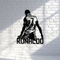 Cristiano Ronaldo Metal Wall Art - Iconic Football Player Item - Unique Birthday Gift