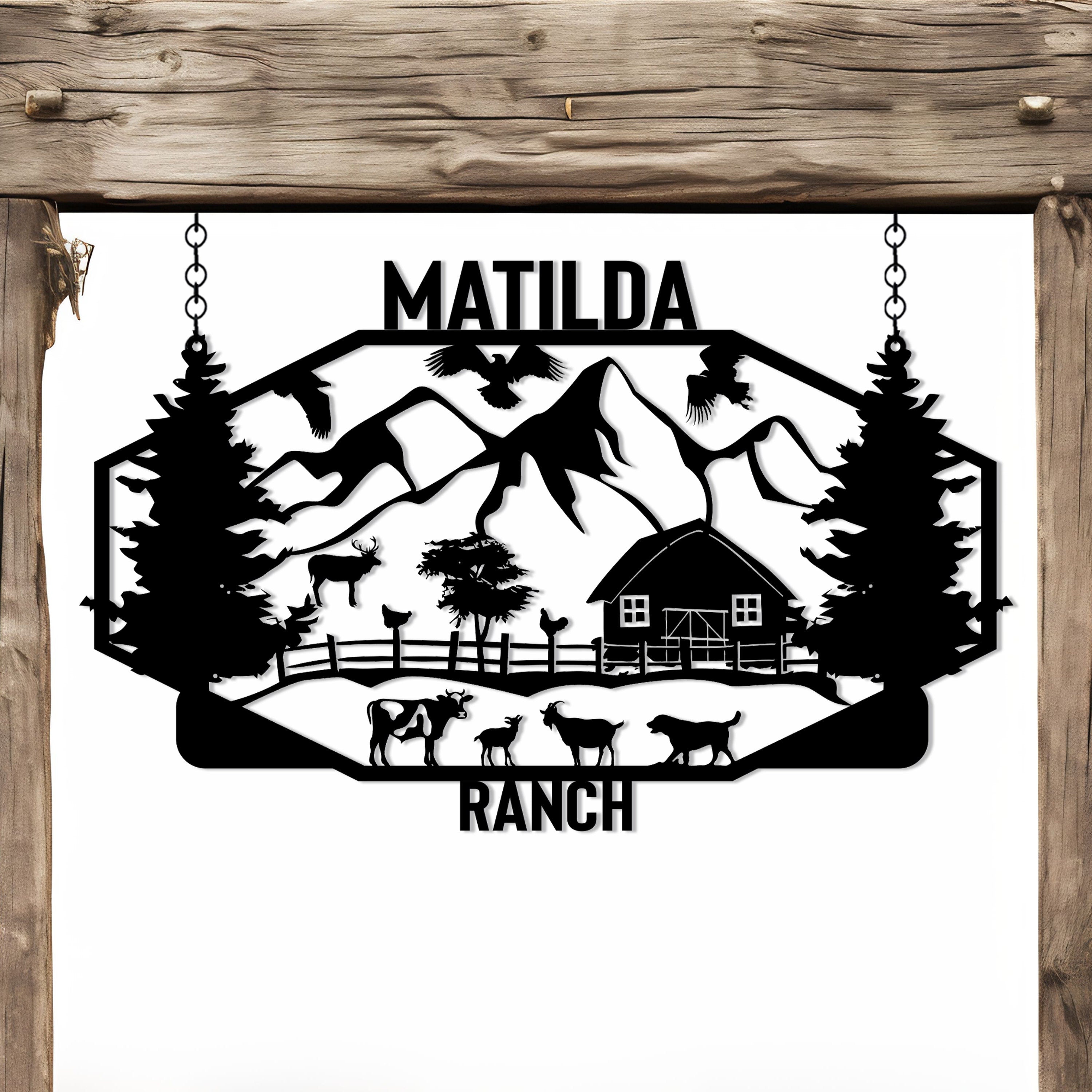Personalized Farmhouse Entry Sign, Custom Family Name Sign, Unique Anniversary Gift, Gift For Family, Custom Cottage Name Established Sign
