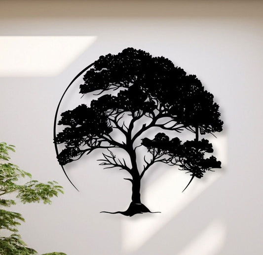 Tree of Life Metal Wall Art, Kitchen Metal Wall Decor, Pine Tree Metal Wall Art, Unique Birthday Gift, Nautical Wall Decor, Gift for Her