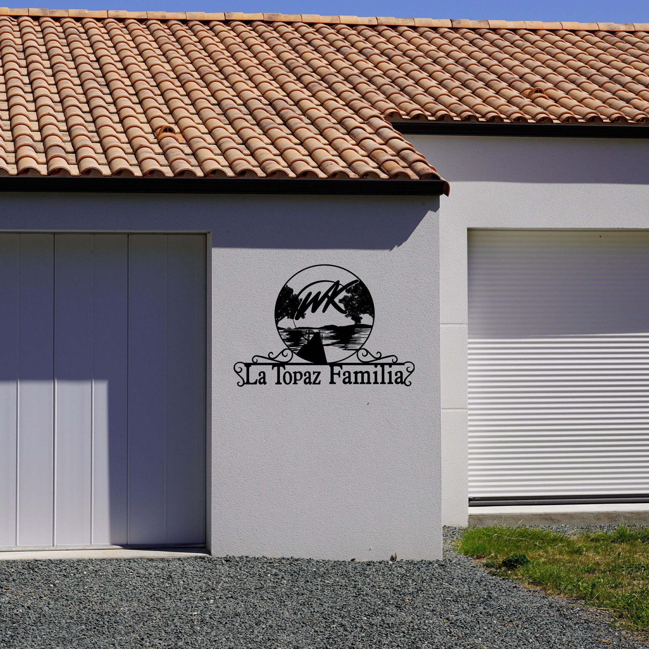 Personalized Metal Sign, Custom Metal Sign, Office Entry Metal Wall Art, Villa Name Sign, Unique Family Gift, Valentine's Day gift
