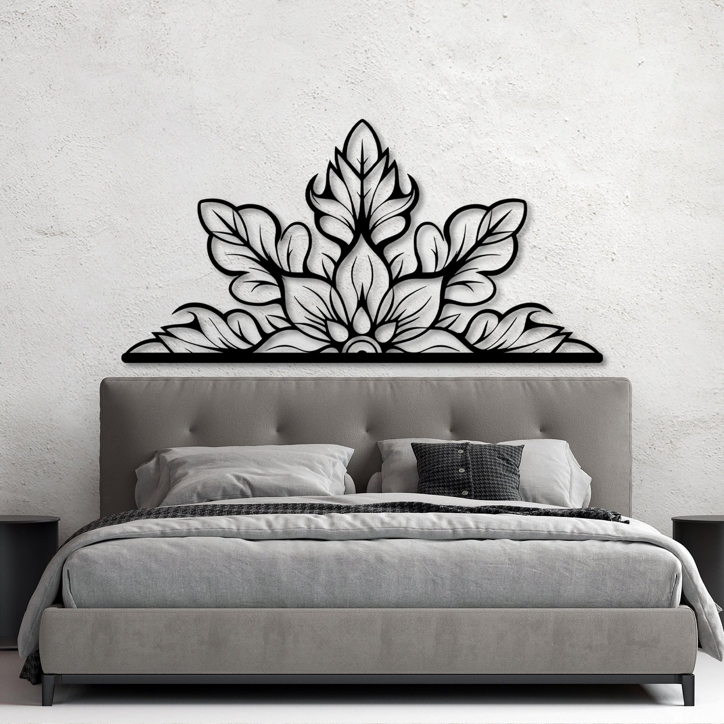 Mandala Metal Wall Art, Headboard Metal Wall Decor, Yoga Room Wall Art, Unique Birthday Gift, Gift for Her, Bestsellers Gift, Easy to Hang
