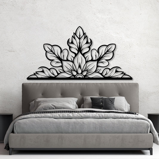 Mandala Metal Wall Art, Headboard Metal Wall Decor, Yoga Room Wall Art, Unique Birthday Gift, Gift for Her, Bestsellers Gift, Easy to Hang