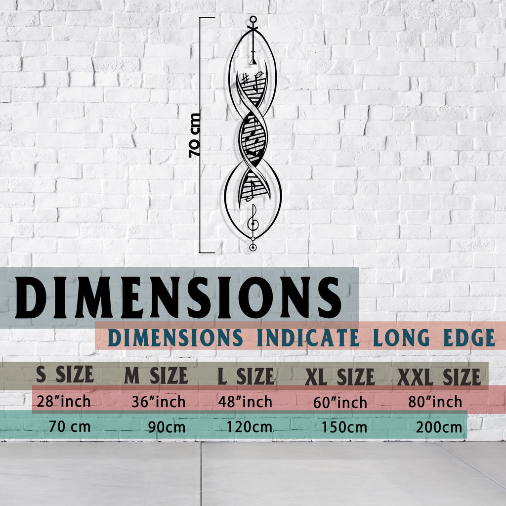 Music Note Metal Wall Art: Modern Music Studio Decor