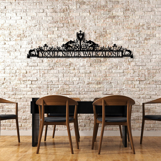 Youll Never Walk Alone Metal Wall Art, Liverpool Fans Birthday Gift, Liverpool Metal Wall Art, Shankly Gates Metal Wall Art, Liverpool Fans Iconic item