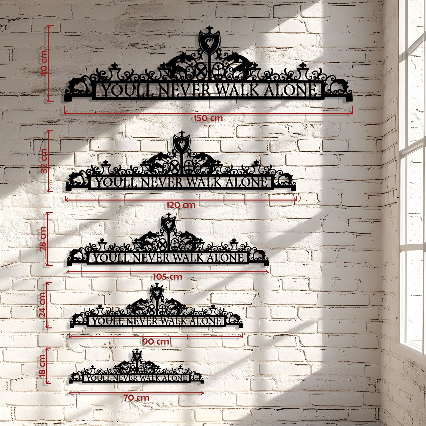 Youll Never Walk Alone Metal Wall Art, Liverpool Fans Birthday Gift, Liverpool Metal Wall Art, Shankly Gates Metal Wall Art, Liverpool Fans Iconic item