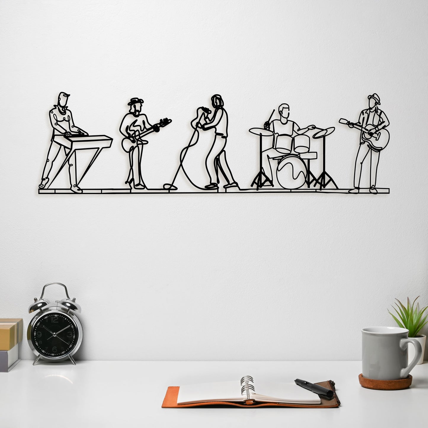 Music Group Metal Wall Art, Rock-N Roll Group Decor, Gift to the Musician, Music Lovers Birthday Gift, Music Themed Gift, Gift for Musican