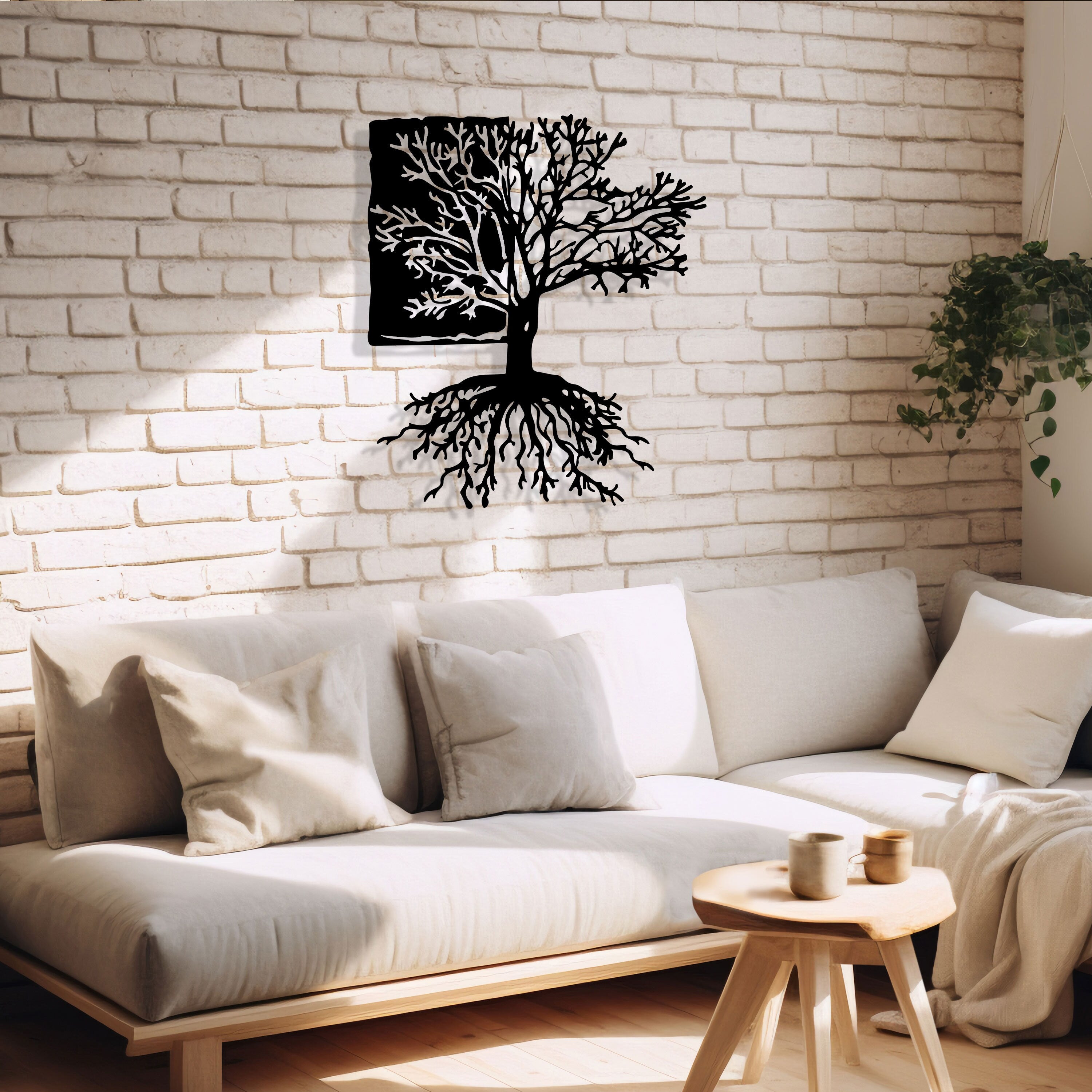 Tree of Life Metal Wall Art - Modern Home Decor - Unique Birthday Gift