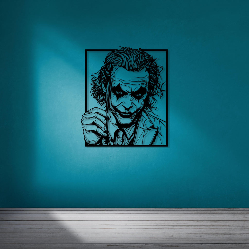 Joker Metal Wall Art - Movie Room Wall Decor - Unique Birthday Gift