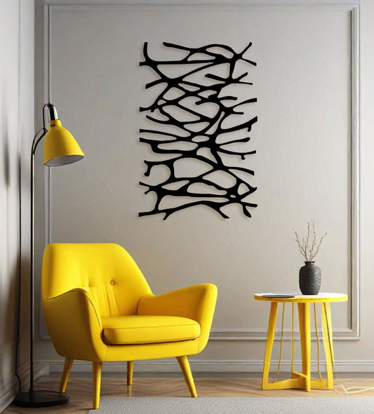 Modern Minimalist Metal Wall Art, Headboard Metal Home Decor, Unique Birthday Gift, Porch Metal Wall Art, Gift for Her, Valentine's Day Gift