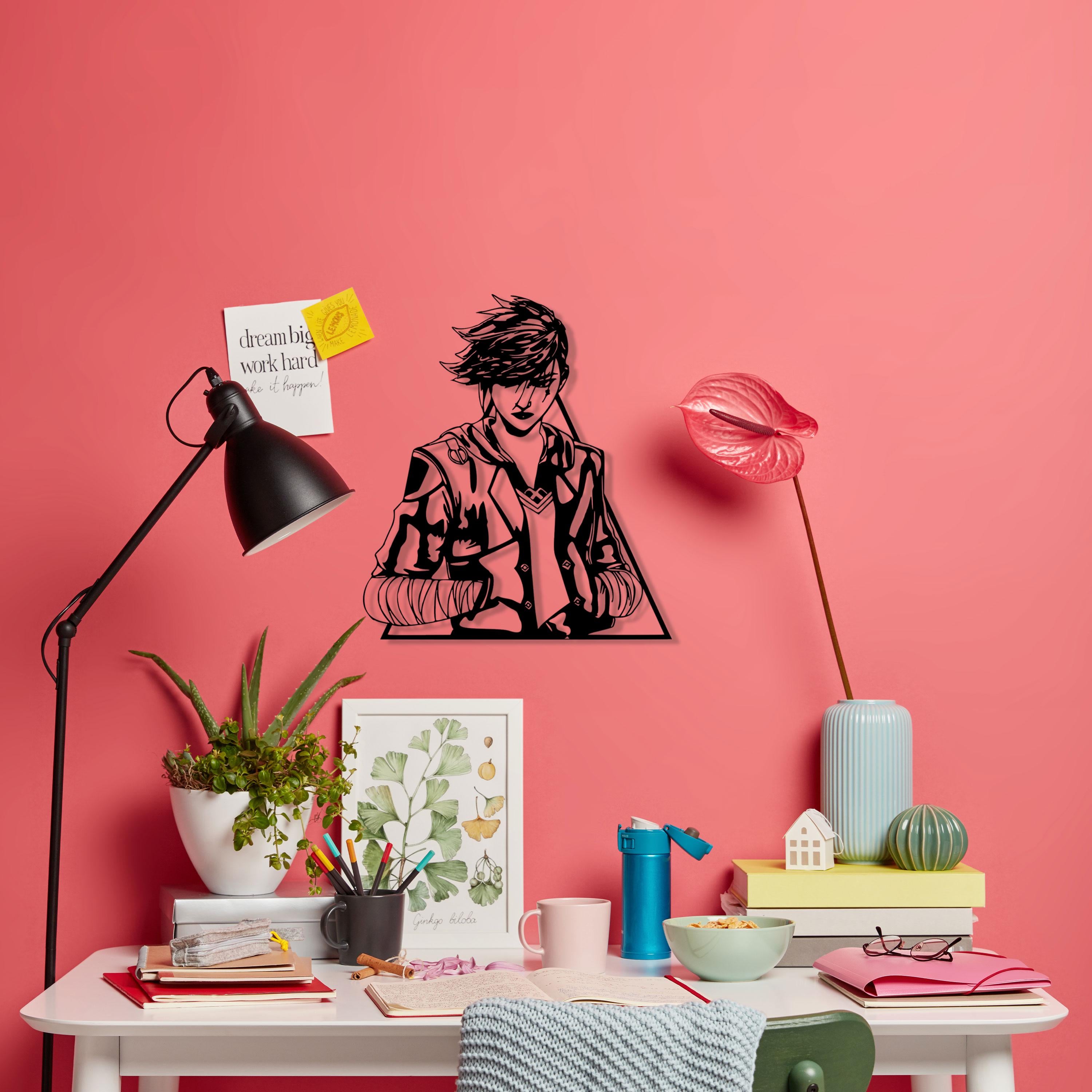 Arcane Vi Metal Wall Art - League of Legends Gamer Room Decor - Iconic Birthday Gift