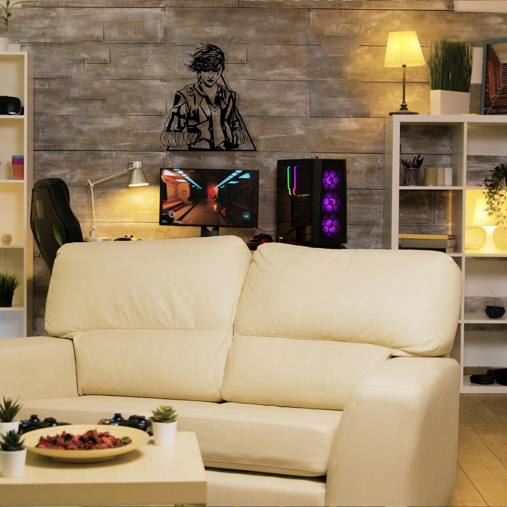 Arcane Vi Metal Wall Art - League of Legends Gamer Room Decor - Iconic Birthday Gift