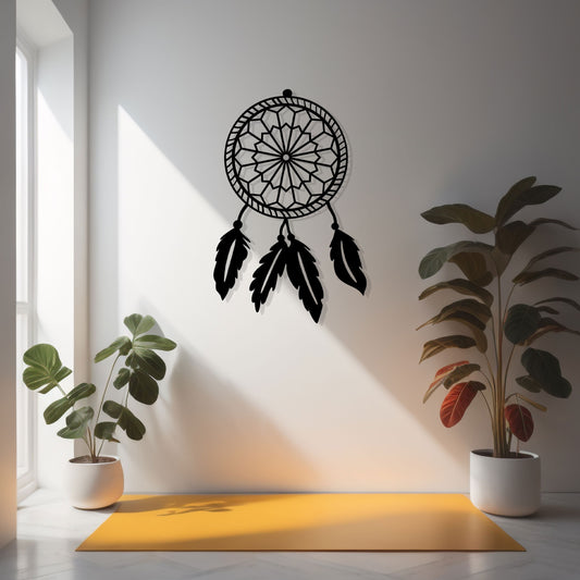 Dreamcatcher Metal Wall Art Gift, Yogo Room Metal Wall Decor, Gifts On Sale, Valentine's Day Gift, Bedroom Metal Wall Art, Gift for Birthday