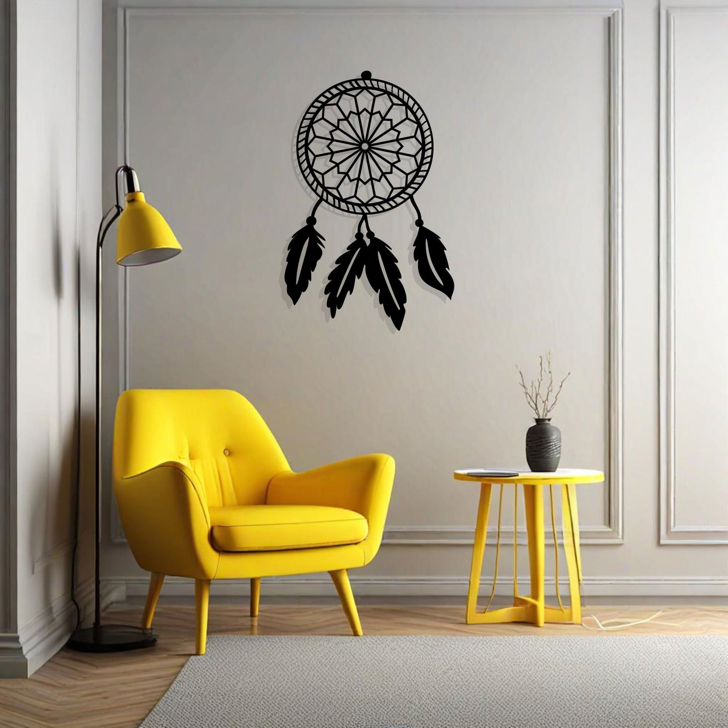 Dreamcatcher Metal Wall Art Gift, Yogo Room Metal Wall Decor, Gifts On Sale, Valentine's Day Gift, Bedroom Metal Wall Art, Gift for Birthday