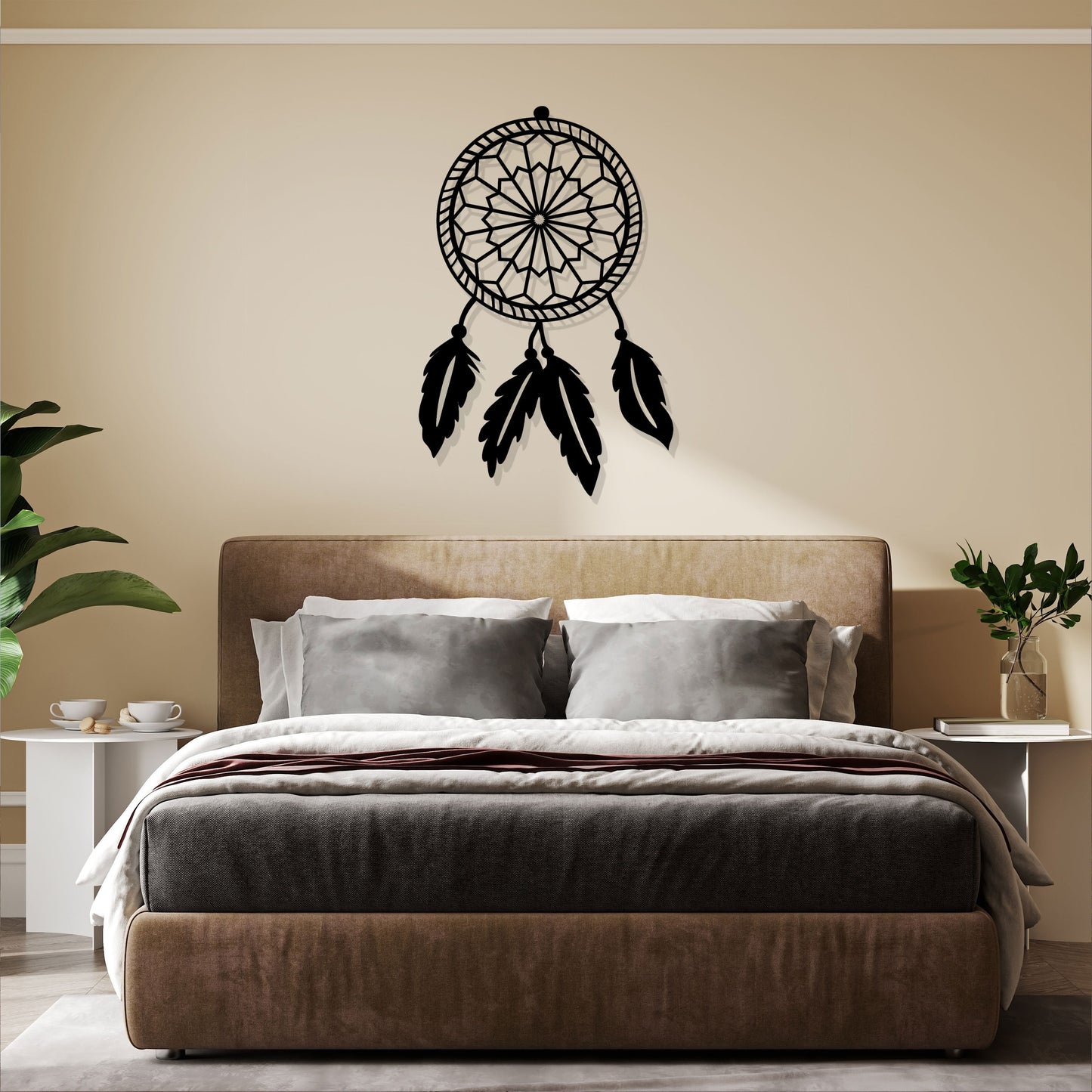 Dreamcatcher Metal Wall Art Gift, Yogo Room Metal Wall Decor, Gifts On Sale, Valentine's Day Gift, Bedroom Metal Wall Art, Gift for Birthday